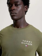 Tommy Hilfiger T-särk meestele Cn Ss Tee logo UM0UM02916MS2, roheline hind ja info | Meeste alussärgid | kaup24.ee