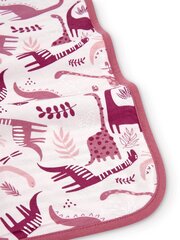 Tekk Boboli Knit Combined With Dinosaurs And Stripes Pink 106119 hind ja info | Beebipadjad ja -tekid | kaup24.ee