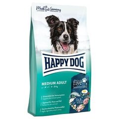 Happy Dog Supreme Fit&Vital Medium Adult keskmise suurusega tõugu koertele kodulinnu- ja lambalihaga, 4 kg цена и информация | Сухой корм для собак | kaup24.ee