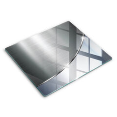 Klaasist Lõikelaud Metallist abstraktsioonimuster, 60x52 cm hind ja info | Lõikelauad | kaup24.ee