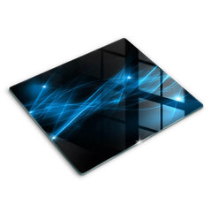 Klaasist Lõikelaud Abstraktne sinine suits, 60x52 cm hind ja info | Lõikelauad | kaup24.ee