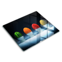Klaasist Lõikelaud Abstraktsed puuviljamunad, 60x52 cm hind ja info | Lõikelauad | kaup24.ee