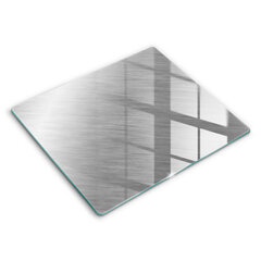 Klaasist Lõikelaud Metallist tekstuuri taust, 60x52 cm hind ja info | Lõikelauad | kaup24.ee
