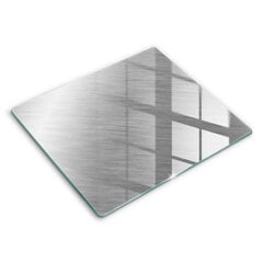 Klaasist Lõikelaud Metallist tekstuuri taust, 60x52 cm цена и информация | Разделочная доска | kaup24.ee