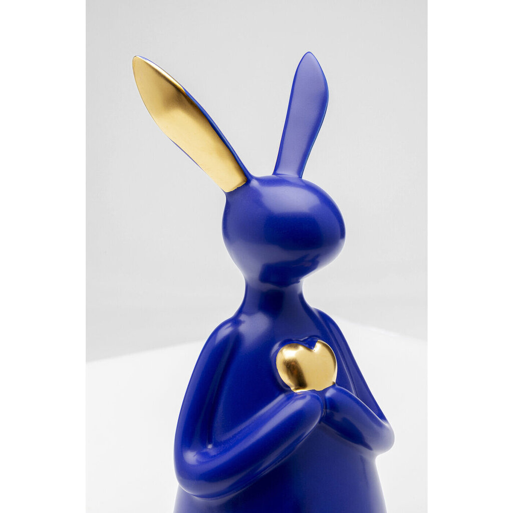Dekoratiivkuju "Rabbit", Heart, Sinine, 29 cm hind ja info | Sisustuselemendid | kaup24.ee