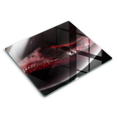 Klaasist Lõikelaud Punane vein klaasis, 60x52 cm hind ja info | Lõikelauad | kaup24.ee