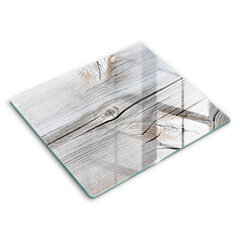 Klaasist Lõikelaud Hele puidu struktuur, 60x52 cm hind ja info | Lõikelauad | kaup24.ee