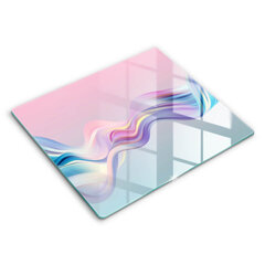 Klaasist Lõikelaud Pastelne abstraktsioon, 60x52 cm hind ja info | Lõikelauad | kaup24.ee