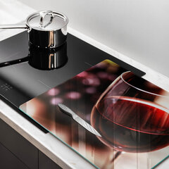 Klaasist Lõikelaud Klaas punast veini, 60x52 cm hind ja info | Lõikelauad | kaup24.ee