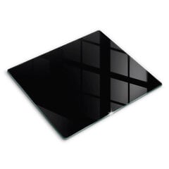 Klaasist Lõikelaud Must värv, 60x52 cm hind ja info | Lõikelauad | kaup24.ee