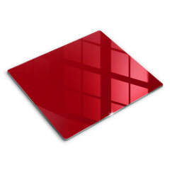Klaasist Lõikelaud Punane värv, 60x52 cm hind ja info | Lõikelauad | kaup24.ee