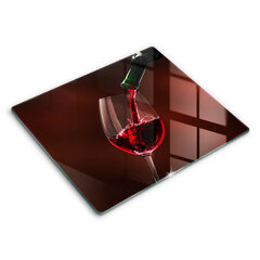 Klaasist Lõikelaud Klaas veini, 60x52 cm hind ja info | Lõikelauad | kaup24.ee