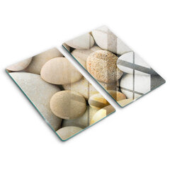 Klaasist Lõikelaud Ovaalsete kivide muster, 2x30x52 cm hind ja info | Lõikelauad | kaup24.ee