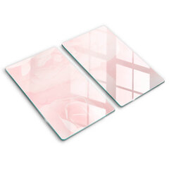 Klaasist Lõikelaud Pastelsete rooside taust, 2x30x52 cm цена и информация | Разделочная доска | kaup24.ee