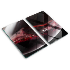 Klaasist Lõikelaud Punane vein klaasis, 2x30x52 cm hind ja info | Lõikelauad | kaup24.ee