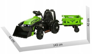 Elektritraktor Traktor C2 цена и информация | Электромобили для детей | kaup24.ee