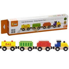 Puidust rong koos tarvikutega, Viga hind ja info | Imikute mänguasjad | kaup24.ee