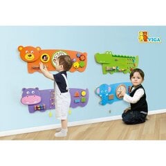 Multifunktsionaalne puidust rippuv seinamäng - Bear Viga hind ja info | Arendavad mänguasjad | kaup24.ee