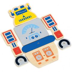 Деревянные роботы Viga, 45 штук цена и информация | Развивающие игрушки и игры | kaup24.ee