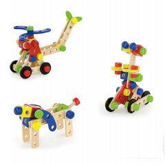 Деревянный строительный набор 68 шт. Viga цена и информация | Игрушки для малышей | kaup24.ee