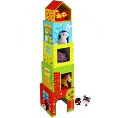 Пазл Ферма в коробках + фигурки 10 деталей Woopie цена и информация | Развивающие игрушки | kaup24.ee