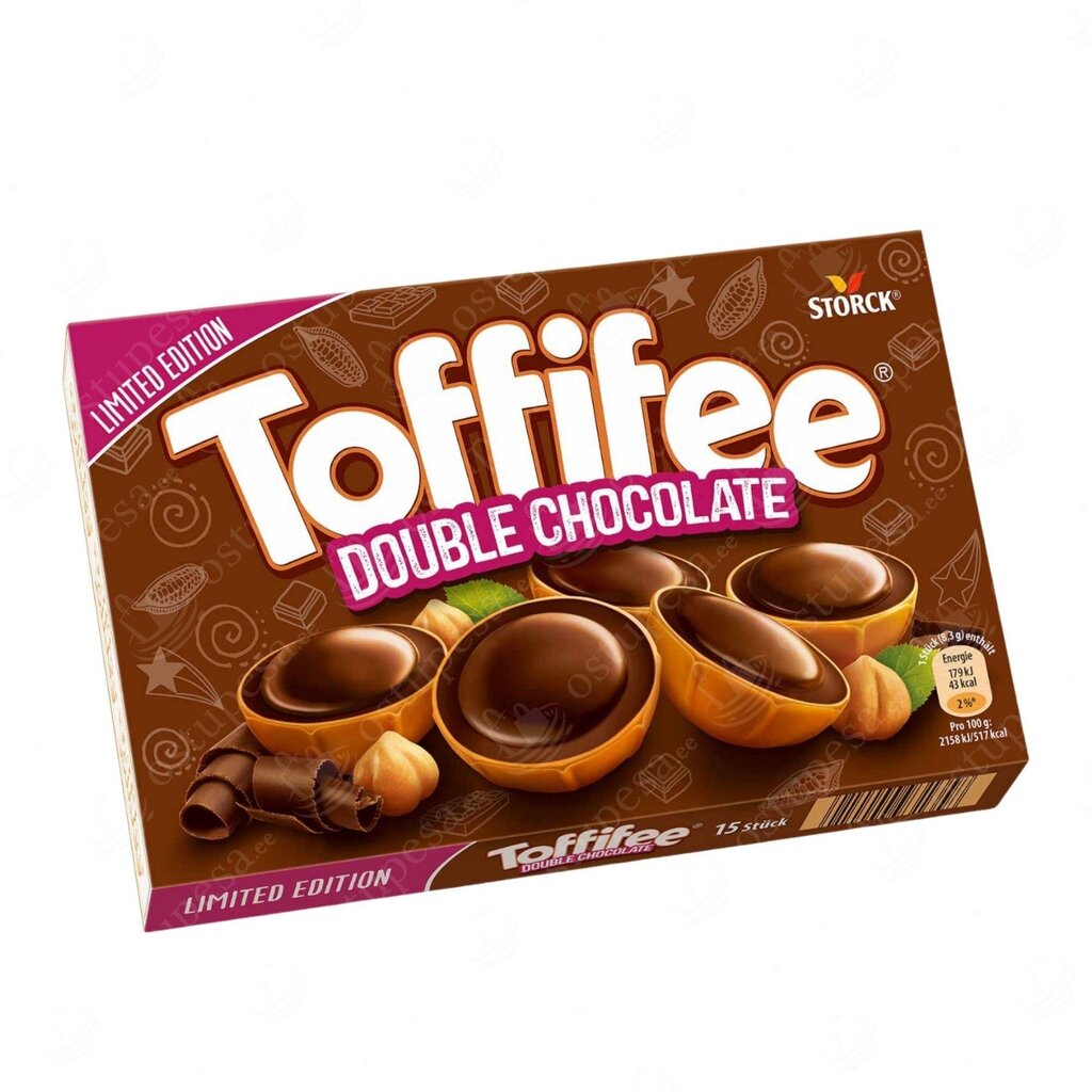 Kommikarp Toffifee, topeltšokolaadiga, 3 x 125 g цена и информация | Maiustused | kaup24.ee