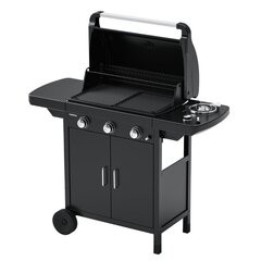 Gaasigrill Compact 3 Exs, must hind ja info | Grillid | kaup24.ee