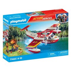 71463 PLAYMOBIL® Action Heroes, Пожарный самолет с функцией пожаротушения цена и информация | Конструкторы и кубики | kaup24.ee