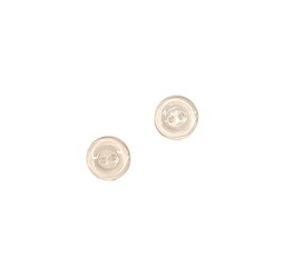 Кнопка пластиковая круглая, прозрачная - 2 отверстия, 20 мм. цена и информация | Принадлежности для шитья | kaup24.ee