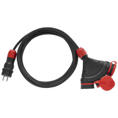 AWTOOLS EXTREME CABLE 20m 3x1.5mm 3 РОЗЕТКИ IP54 16A/4000W цена и информация | Удлинители | kaup24.ee