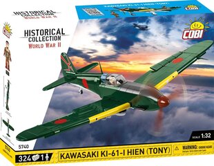 Konstruktor hävitaja Cobi Kawasaki KI-61-Hein 5740 350-osaline цена и информация | Конструкторы и кубики | kaup24.ee