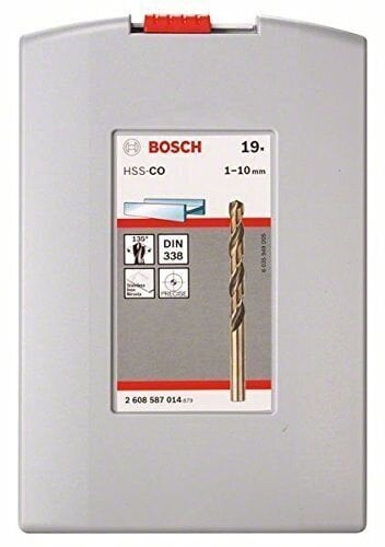 Puurikomplekt bosch HSS-Co, 1-10 mm, 19 tk hind ja info | Käsitööriistad | kaup24.ee