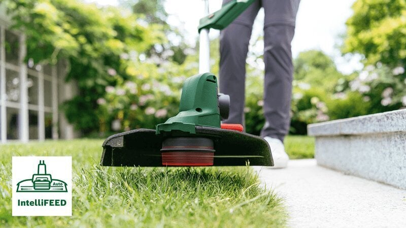 Juhtmeta trimmer Bosch Universal GrassCut 18V-26m 06008C1D04, ilma akuta цена и информация | Murutrimmerid | kaup24.ee