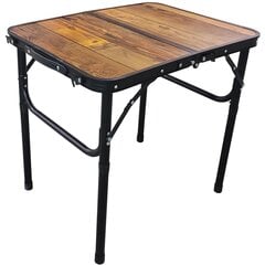 стол складной кемпинговый, 60x45x25/56 см, деревянный цена и информация | Туристическая мебель | kaup24.ee
