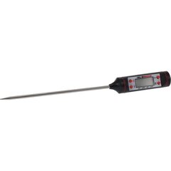 Grilli termomeeter, 24 cm, must hind ja info | Grillitarvikud ja grillnõud | kaup24.ee