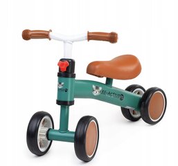 Беговел Be-active, зеленый цена и информация | Детский трехколесный велосипед - коляска с удобной ручкой управления для родителей Riff F95941 2в1, фиолетовый | kaup24.ee