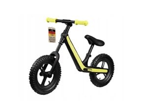 Беговел Daum, желтый/черный цена и информация | Детский трехколесный велосипед - коляска с удобной ручкой управления для родителей Riff F95941 2в1, фиолетовый | kaup24.ee