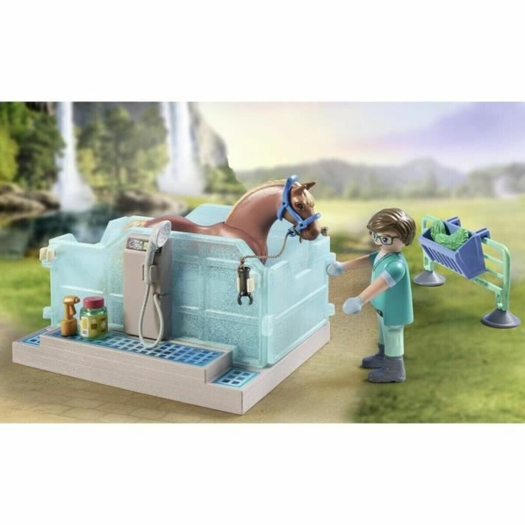 71352 Playmobil Horses of Waterfall Riding Therapy and Veterinary Practice kujud цена и информация | Klotsid ja konstruktorid | kaup24.ee
