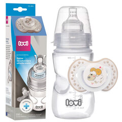 Бутылка антиколиковая LOVI для младенцев 250 мл + успокаивающий соска 3-6 м цена и информация | Детская посуда, контейнеры для молока и еды | kaup24.ee