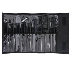Линейка FOX BLACK - набор гребней 9 штук + футляр цена и информация | Расчески, щетки для волос, ножницы | kaup24.ee