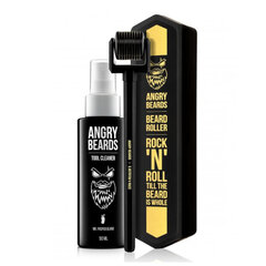 Angry Beards habemehoolduskomplekt: rull + tööriistade puhastusvahend hind ja info | Raseerimisvahendid | kaup24.ee
