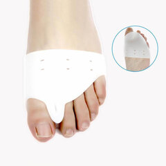 Силиконовые сепараторы для пальцев ног с петлей на большой палец ноги, 2 шт. цена и информация | Ортезы и бандажи | kaup24.ee