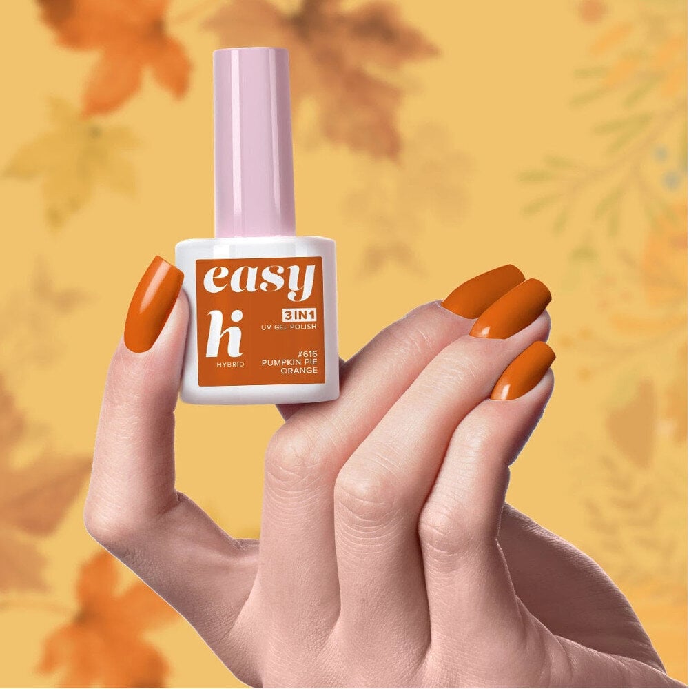 Hübriid küünelakk Hi Hybrid Easy 3in1, 616 Pumpkin Pie Orange, 5 ml цена и информация | Küünelakid, küünetugevdajad | kaup24.ee