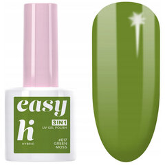 Гибридный лак HI HYBRID EASY 3в1 #617, зеленый мох, 5 мл цена и информация | Лаки для ногтей, укрепители для ногтей | kaup24.ee