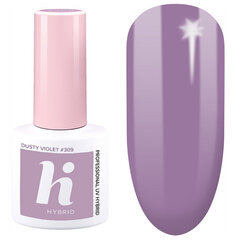 Hübriid küünelakk Hi Hybrid, 309 Dusty Violet, 5 ml цена и информация | Лаки для ногтей, укрепители для ногтей | kaup24.ee
