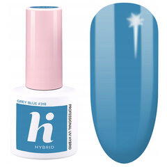 Hübriid küünelakk Hi Hybrid, 318 Grey Blue, 5 ml цена и информация | Лаки для ногтей, укрепители для ногтей | kaup24.ee