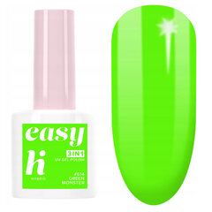 Hübriid küünelakk Hi Hybrid Easy 3in1, 614 Green Monster, 5 ml цена и информация | Лаки для ногтей, укрепители для ногтей | kaup24.ee