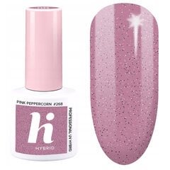 Hübriid küünelakk Hi Hybrid, 268 Pink Peppercorn, 5 ml hind ja info | Küünelakid, küünetugevdajad | kaup24.ee