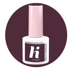 Hübriid küünelakk Hi Hybrid, 420 Cinnamon Brown, 5 ml цена и информация | Лаки для ногтей, укрепители для ногтей | kaup24.ee