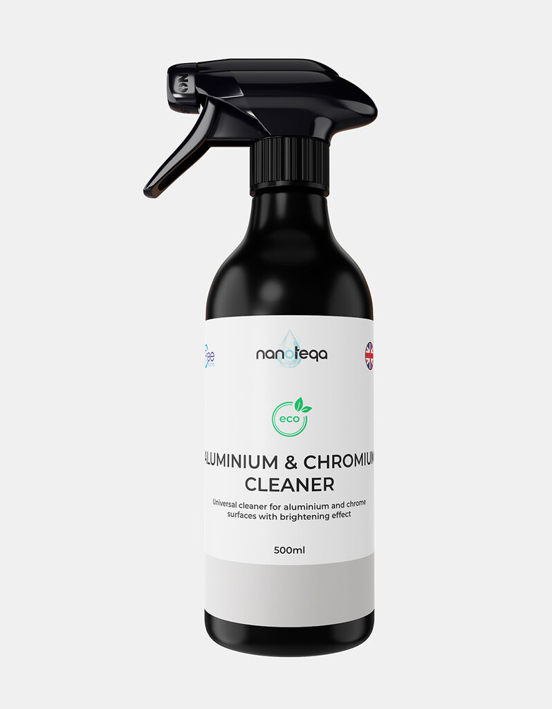 Nanoteqa metallipindade puhastusvahend, Aluminium & Chrome Cleaner, 500ml hind ja info | Puhastusvahendid | kaup24.ee